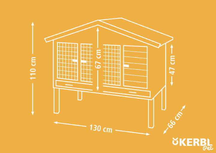 KERBL Nagerstall 4-Season Superior